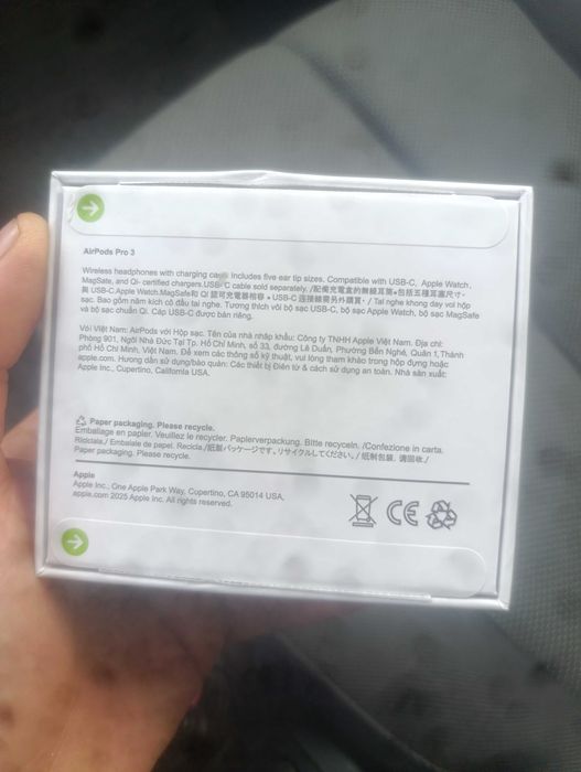 Airpods pro 3 în garanție, foarte puțin folosite, originale, se verifi