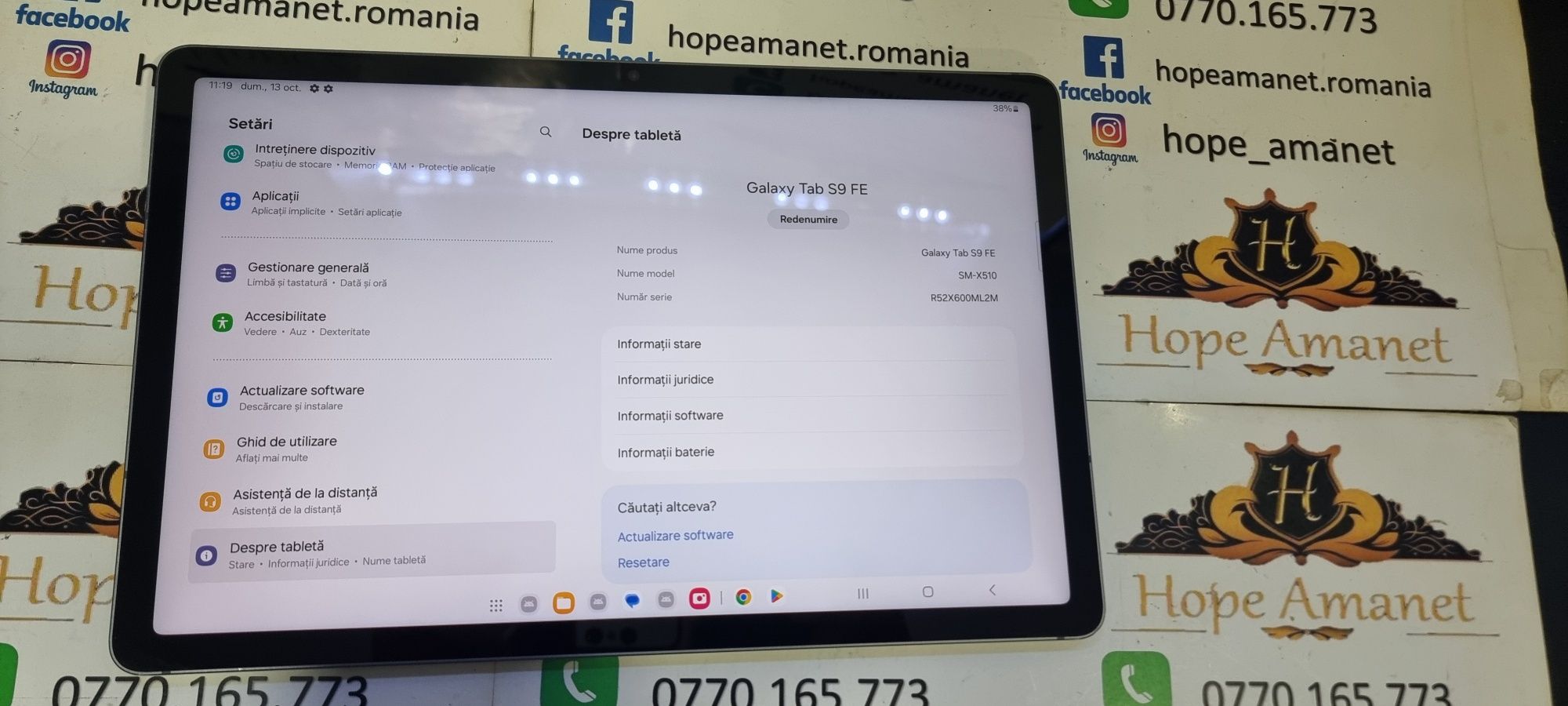 Hope Amanet P6 Tableta Samsung Tab S9FE