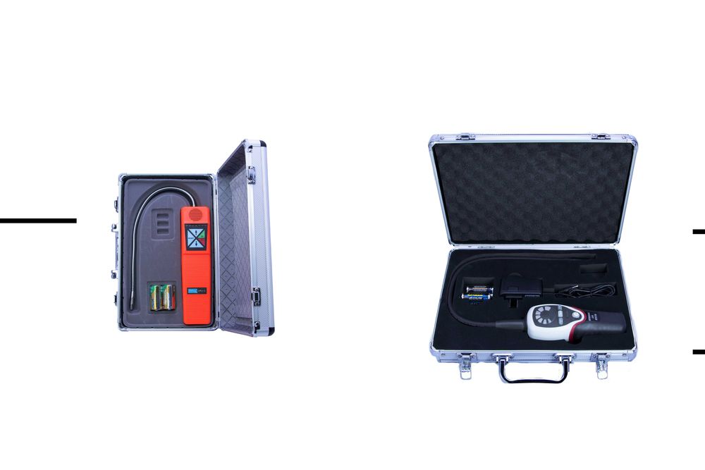 Detector scurgeri agent frigorific AC