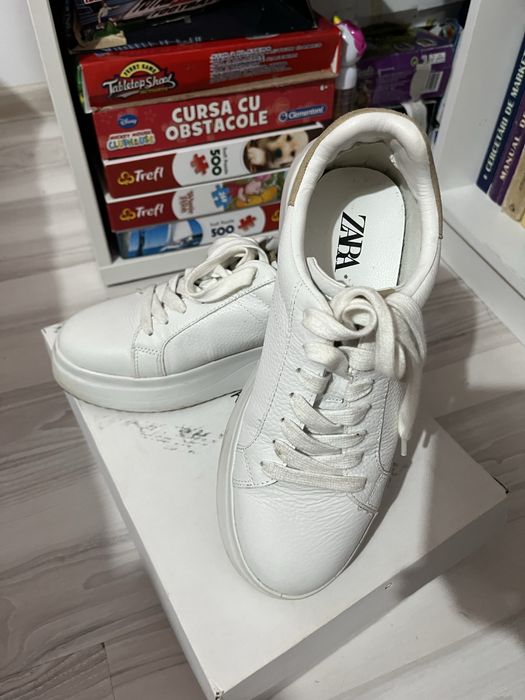 Adidasi Zara piele naturala