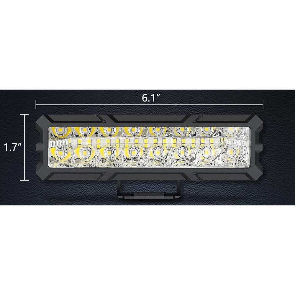 Мощен халогенен LED bar с комбинирана светлина, 93W, 12-24V, 15.5 см