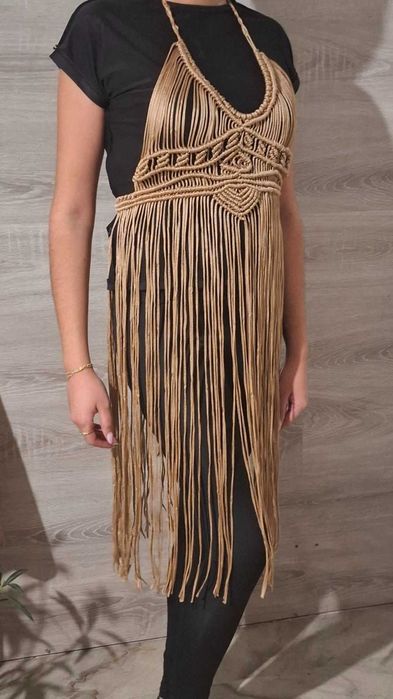 Плажна рокля макраме