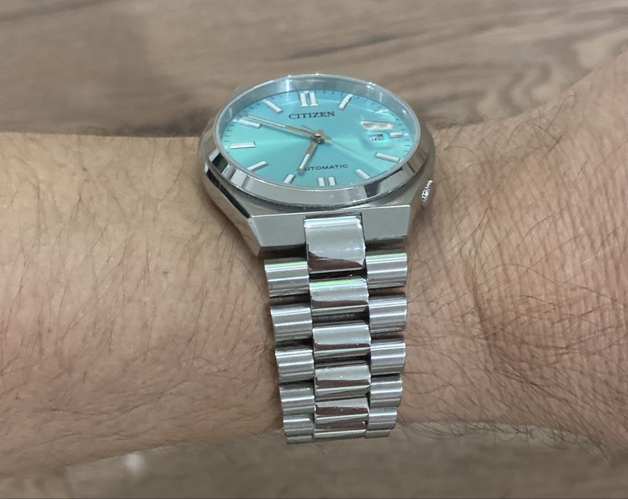 Ceas Citizen Tsuyosa 40mm tiffany blue