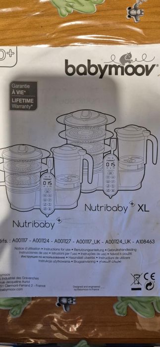 Robot gatit bebe Nutribaby babymoov
