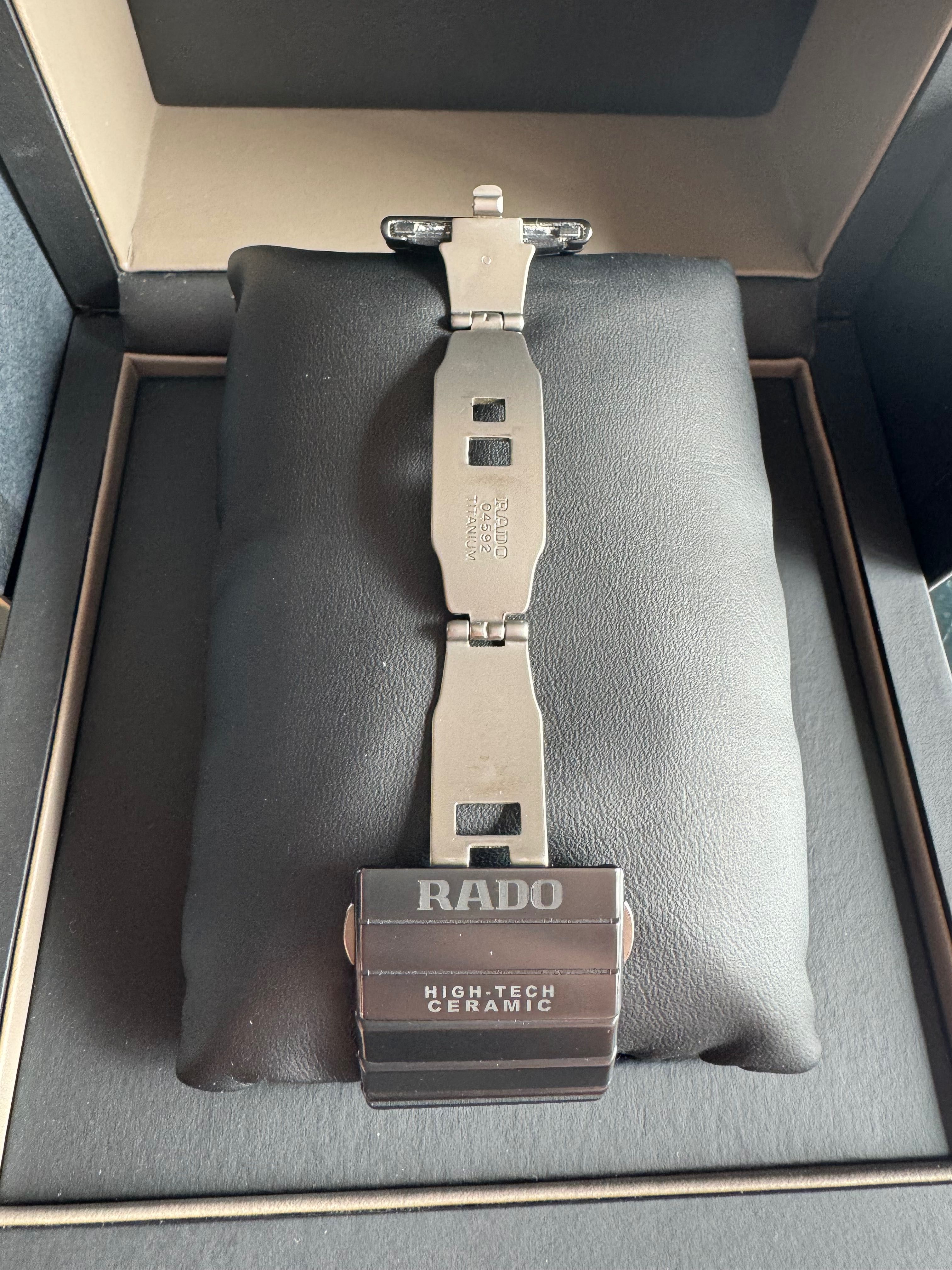 Rado Ceramica hronograph black mat 28mm