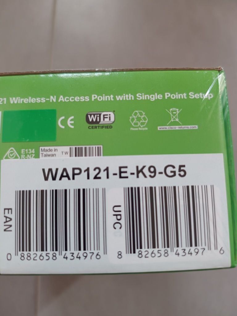 Router wireless, Access point, Cisco WAP121-E-K9