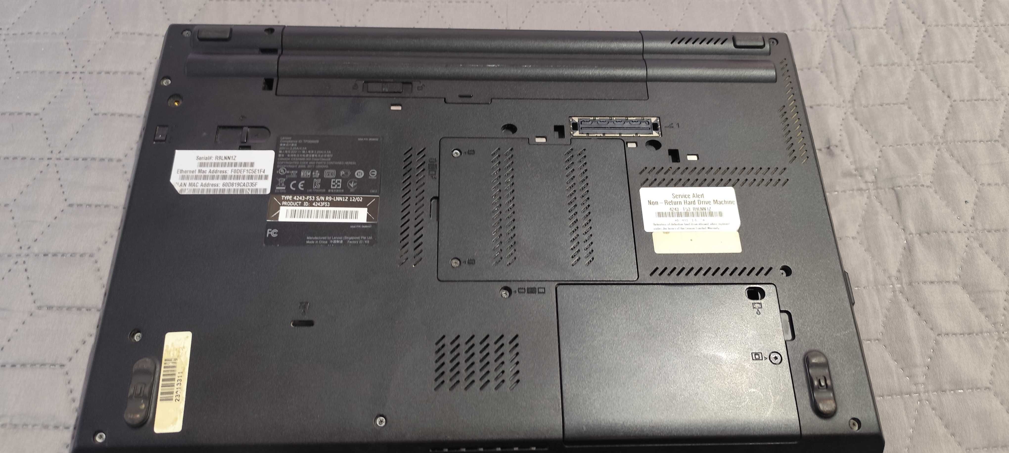 Lenovo ThinkPad T520 SSD harddrive