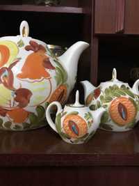 Чайники набор из трех чайников