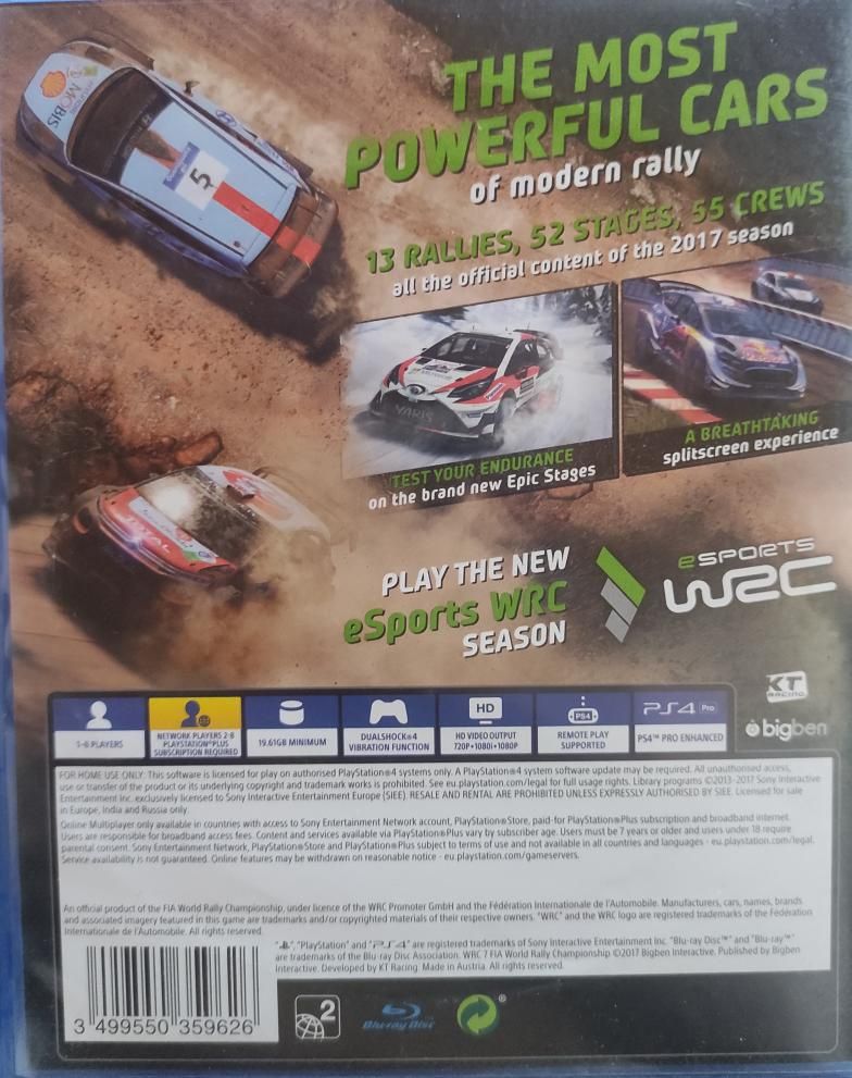 Игра WSC 7 за PS4