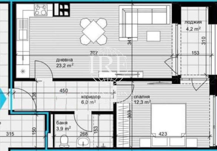 2-стаен в Варна-Аспарухово площ 71 цена 129000