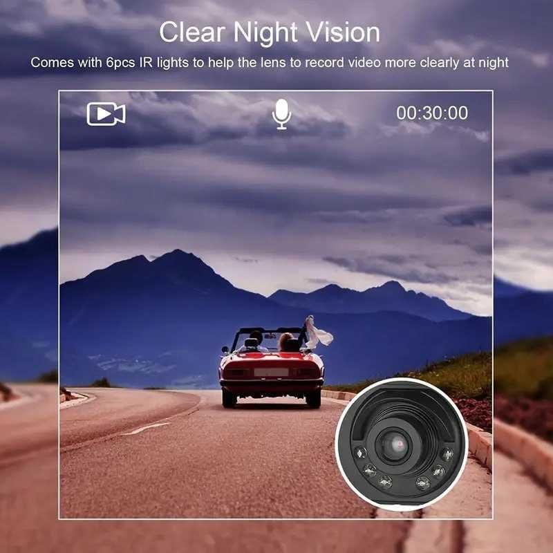Mini DVR, 1 ta kamerali, 2.4" displey