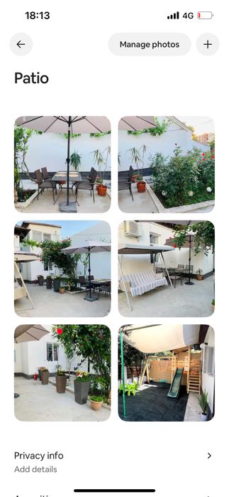 Inchiriez garsoniera si apartament la curte Faleza Nord