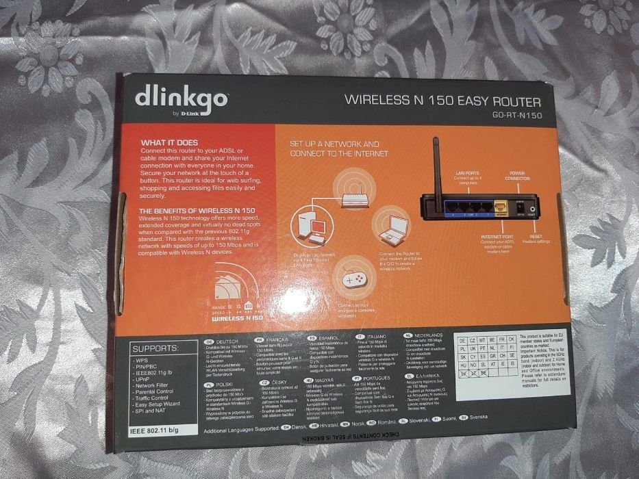 Router wireless DLink GO RT N 150