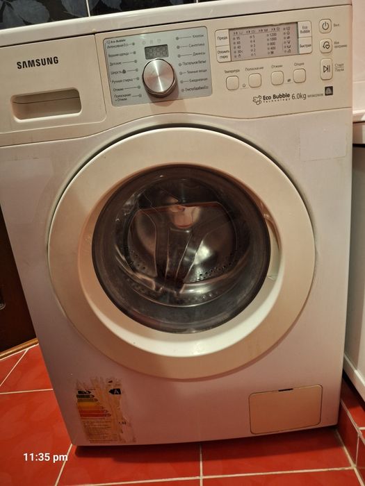 Продаётся  стиральная машина  Samsung  eco bubble  6 кг