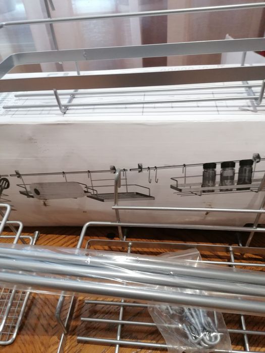 Set suport accesorii bucătărie inox