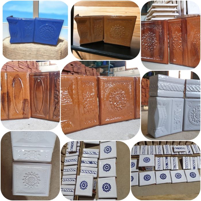 Șemineu de  teracota