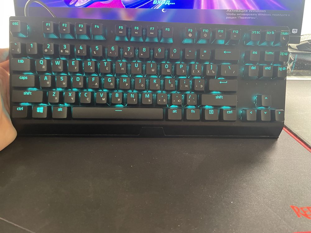 Клавиатура razer blackwidow v3 tenkeyless green switch