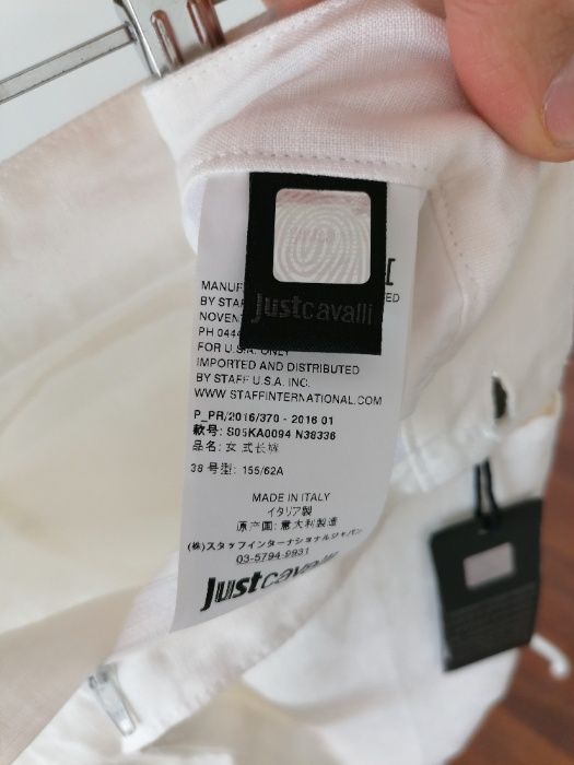 JUST CAVALLI Мъжки ленен панталон