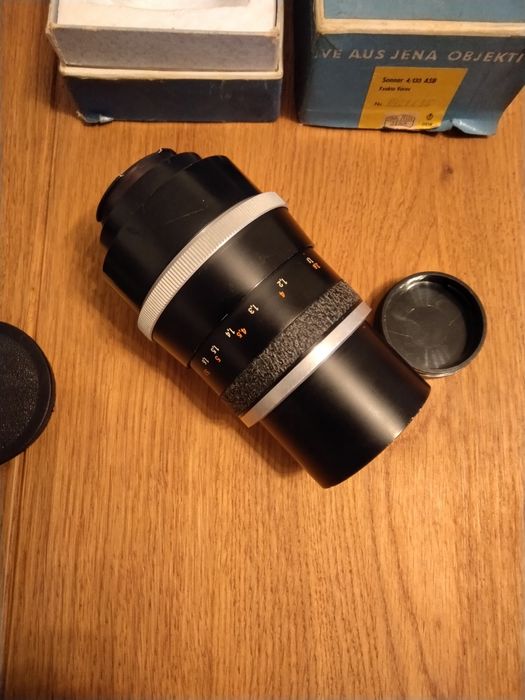 Продавам обектив Carl zeiss jena Sonnar 4/135