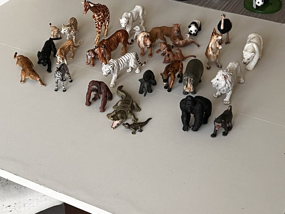 100 figurine cu animale de colectie pt. colectionari schelich papo,