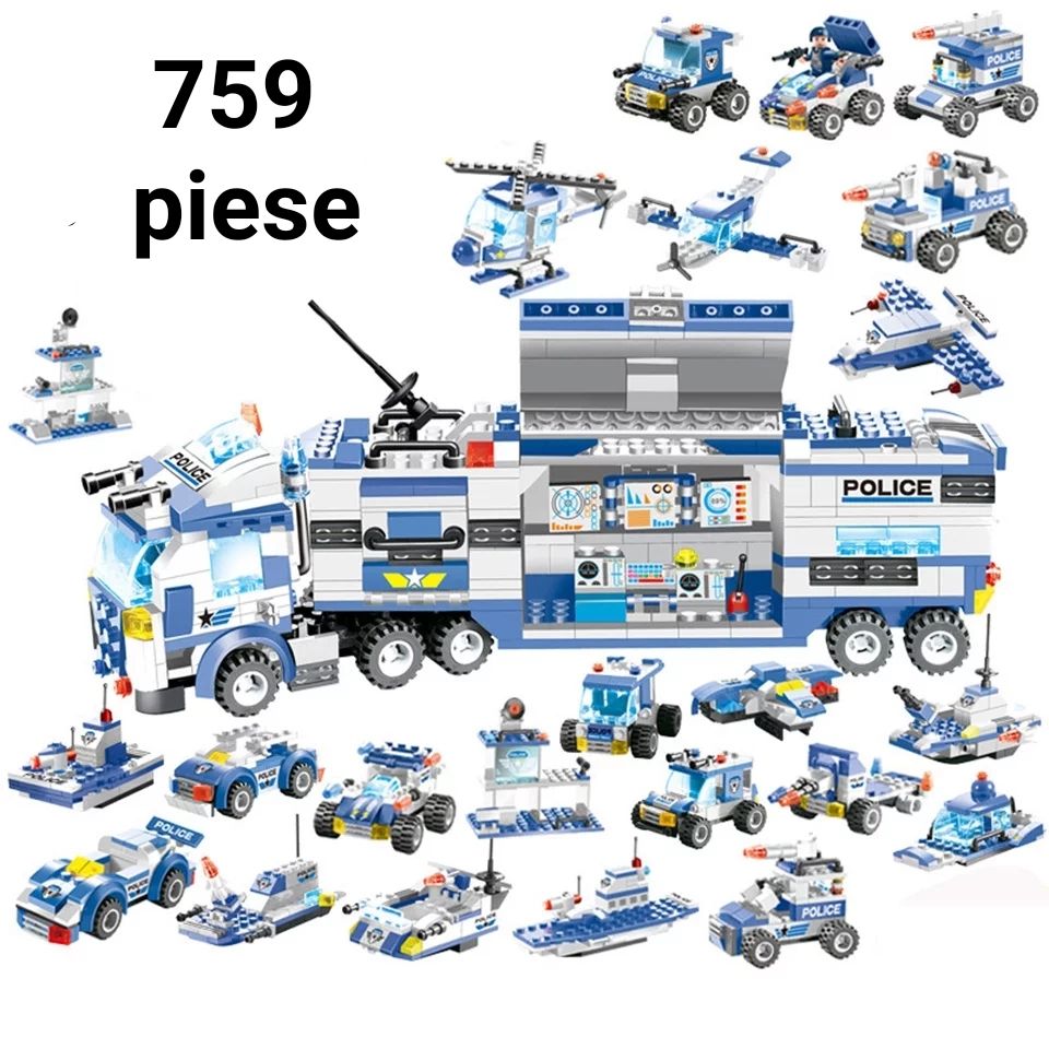 politie politist armata 759 piese tehnic masina technic city auto Lego