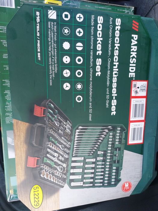 Trusa mecanic 216 piese parkside