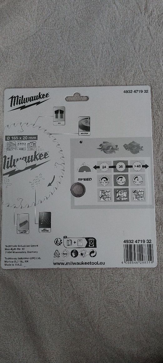 Pânză de circular Milwaukee