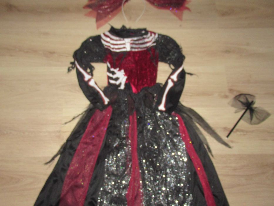 СТРАХОТНА Рокля с аксесоари за ХЕЛОУИН--116 номер