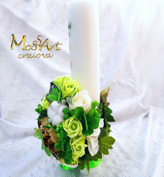 Lumanari personalizate botez