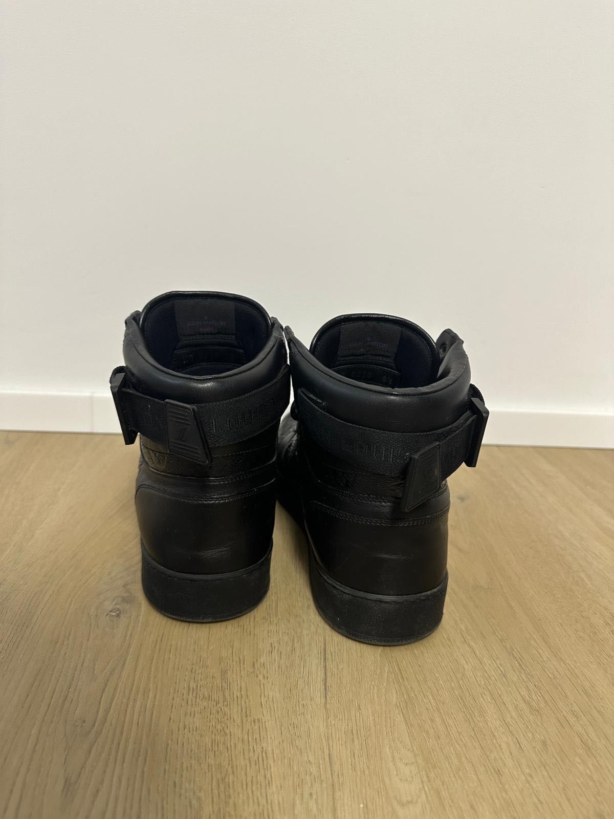 Louis Vuitton Black High Top Sneakers