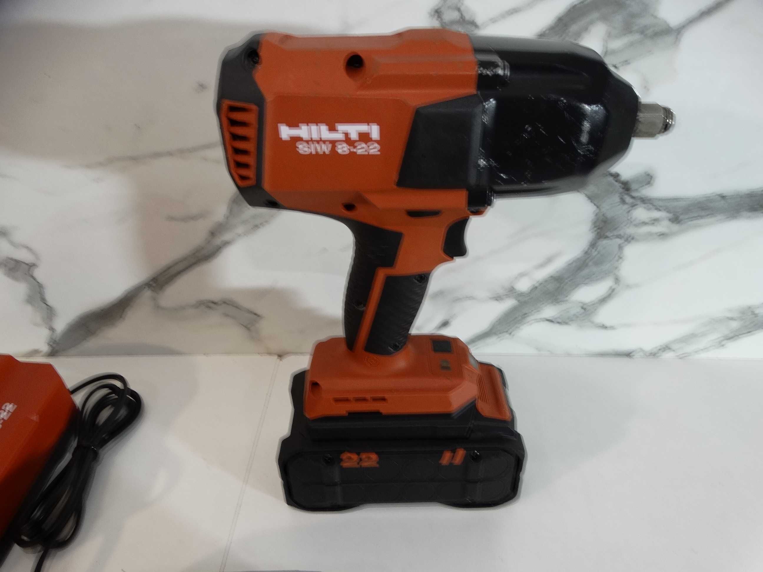 2024  Hilti SIW 8 - 22 / Nuron / 2 x 8.0 Ah - Мощен гайковерт 1000 Nm