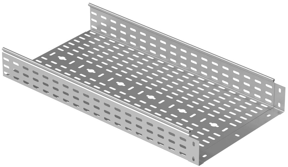 Перфорированный кабельный лоток H:100 W:600 Т:1,2 / L:3000