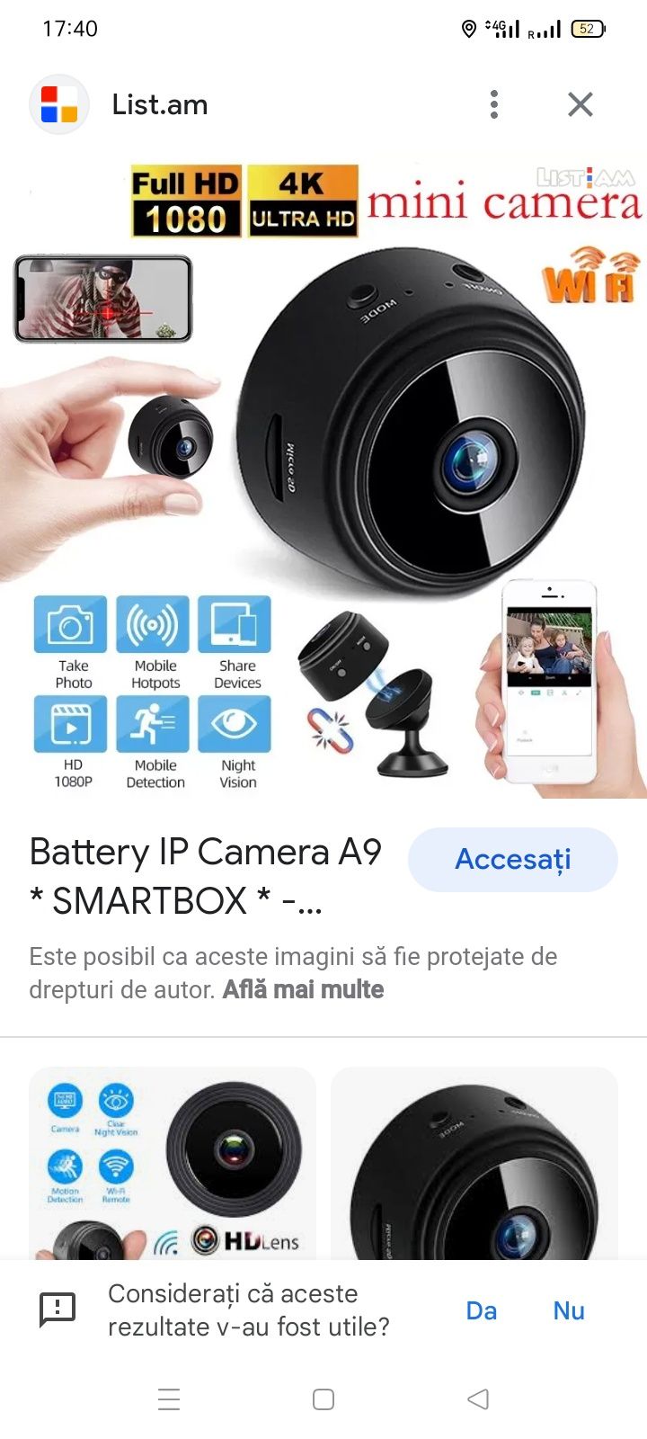 Camera 4K ultra HD