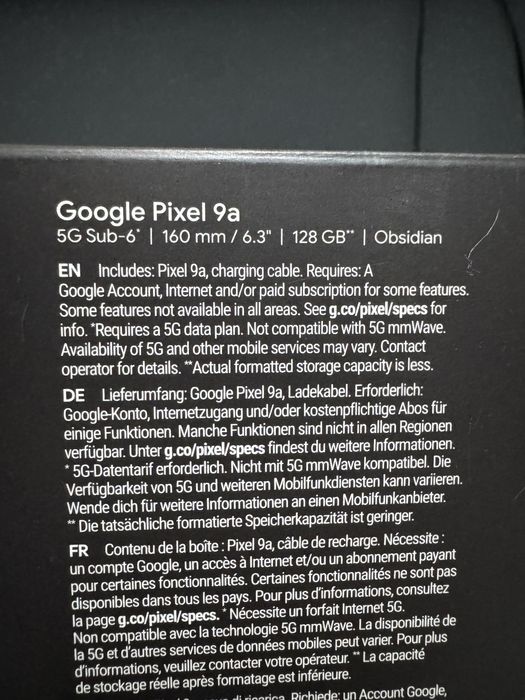 Чисто Нов! Google Pixel 9A 128 gb