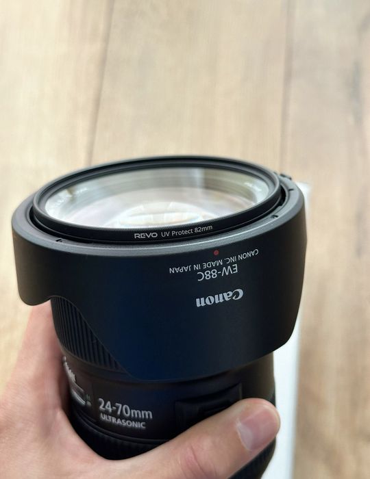 Obiectiv Canon 24-70mm f2.8 ii ca nou schimb cu RF