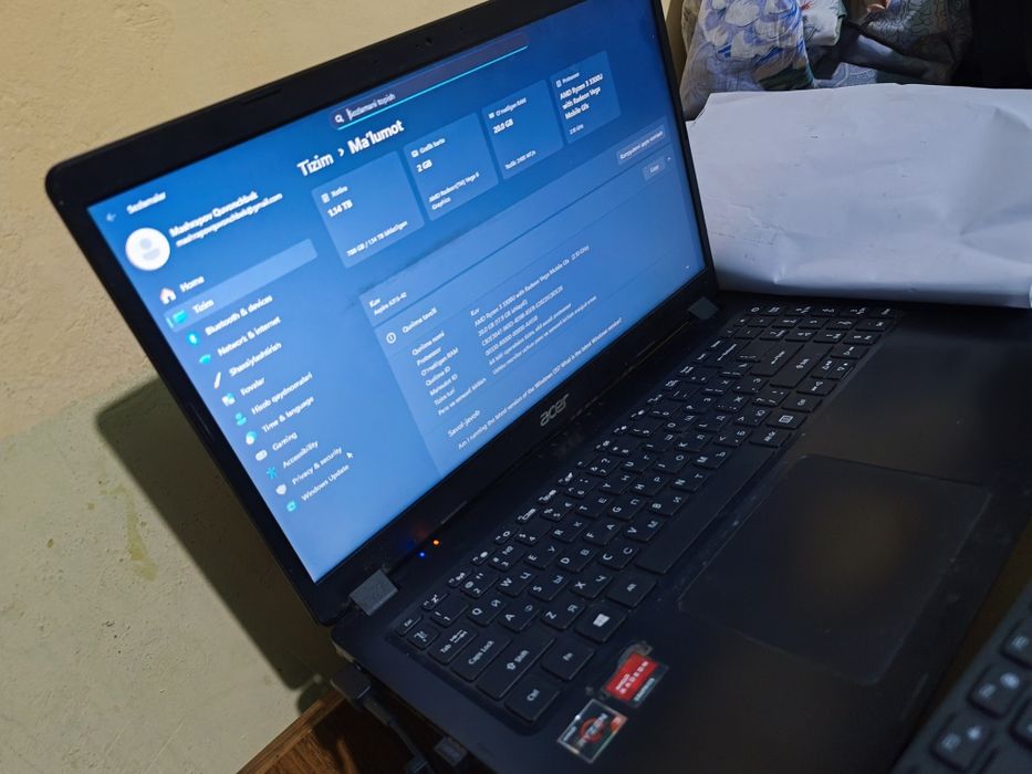 Acer notebuk budget bop Ryzen 3 3300