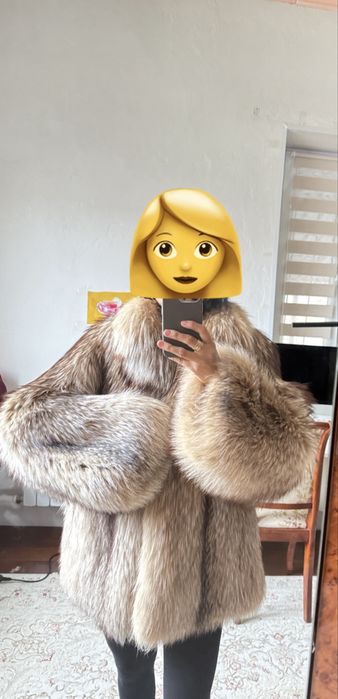 Шуба из канадской лисы