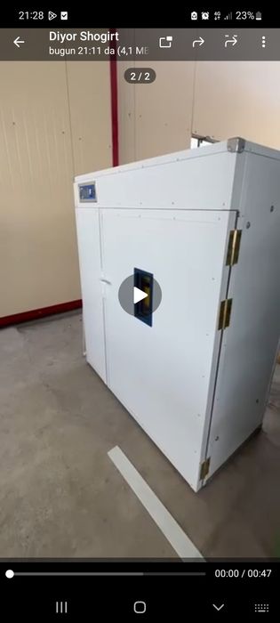 Inkubator juja ochtiradigan aparat