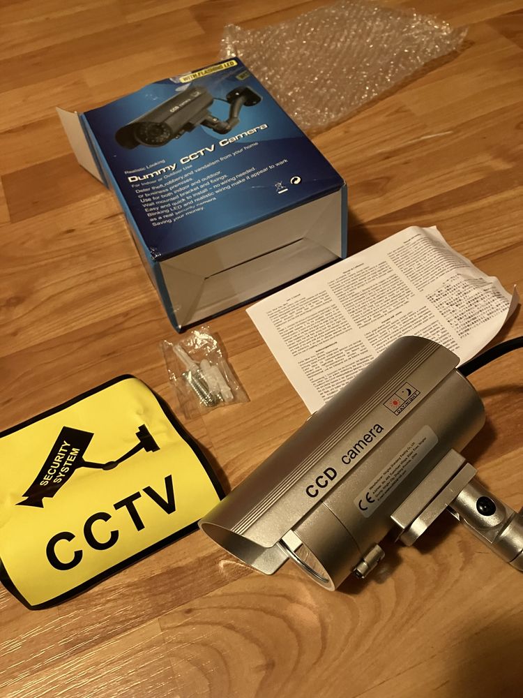 NOUA Camera supraveghere FALSA cu bec led