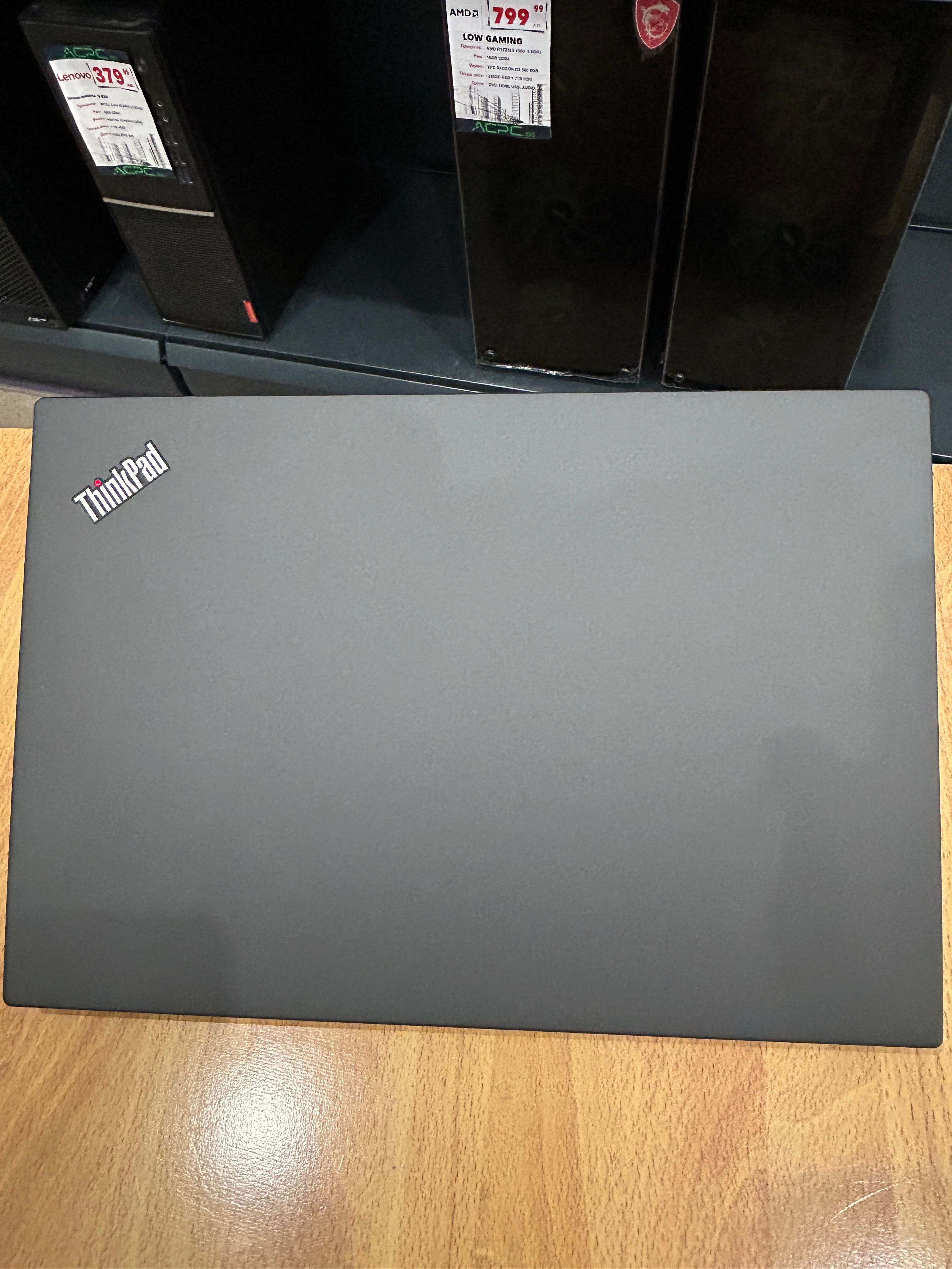 Лаптоп Lenovo ThinkPad Т480s i7-8650U/24GB/512 NVME, 3 мес. гаранция!