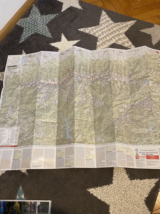 Vând hărți de drumeție- Vlădeasa, Apuseni, Făgăraș