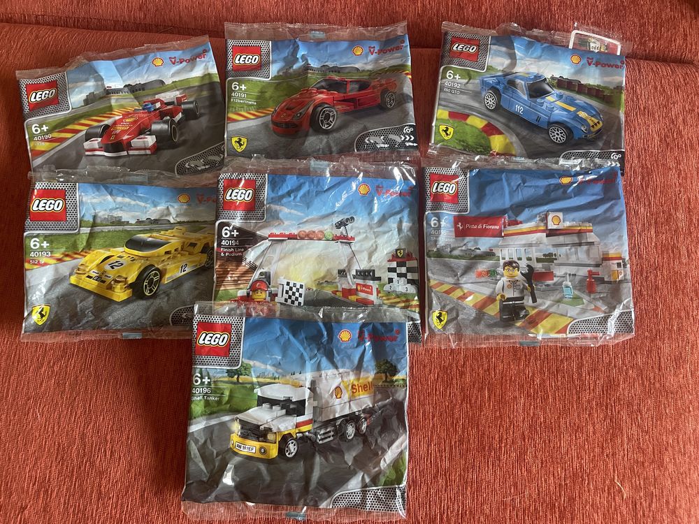 Lego Shell Ferrari пълна колекция