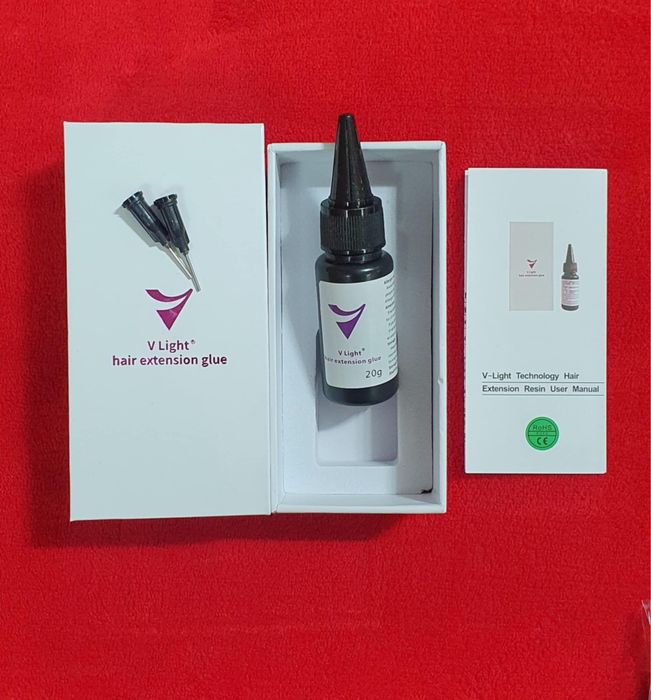 Adeziv transparent UV pentru  V light