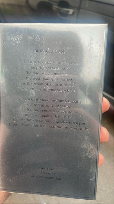 Vand parfum Black afgano