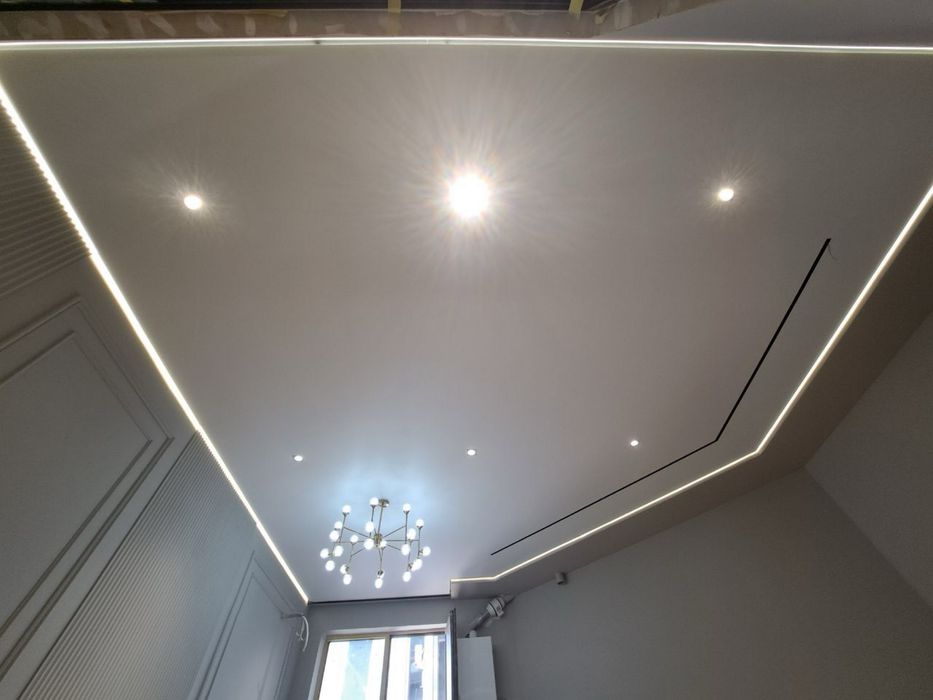 Натяжные потолки и 3D фотообои