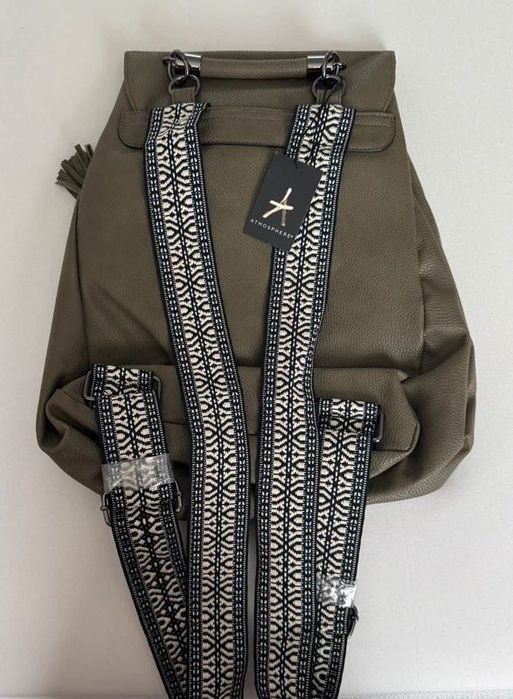 Ново Parfois тип Atmosphere бохо Дамска раница зелена