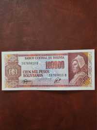 Lot bancnote Bolivia, UNC, colecție.