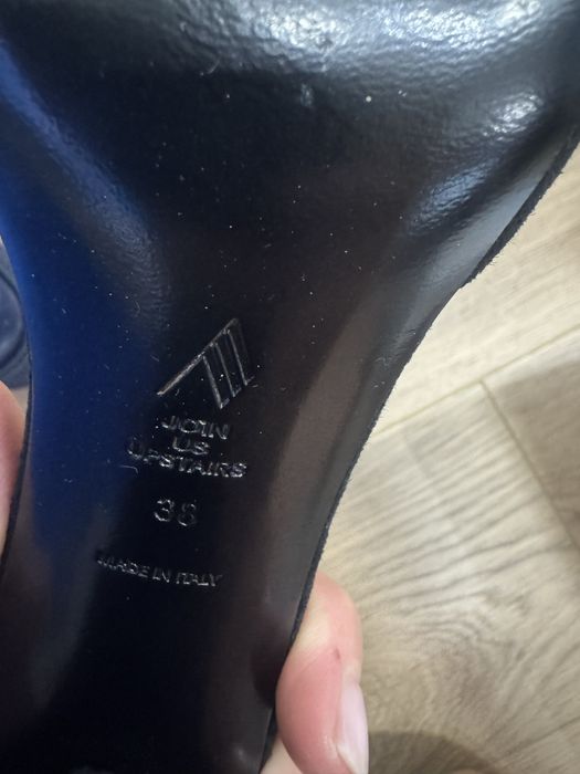 Черни елегантни обувки на ток The Attico 38 номер