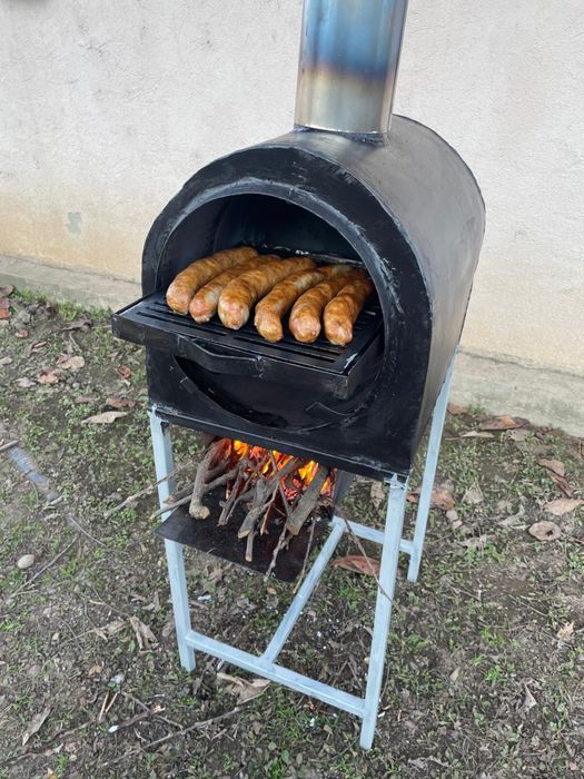 Cuptor / gratar cu pereti dubli