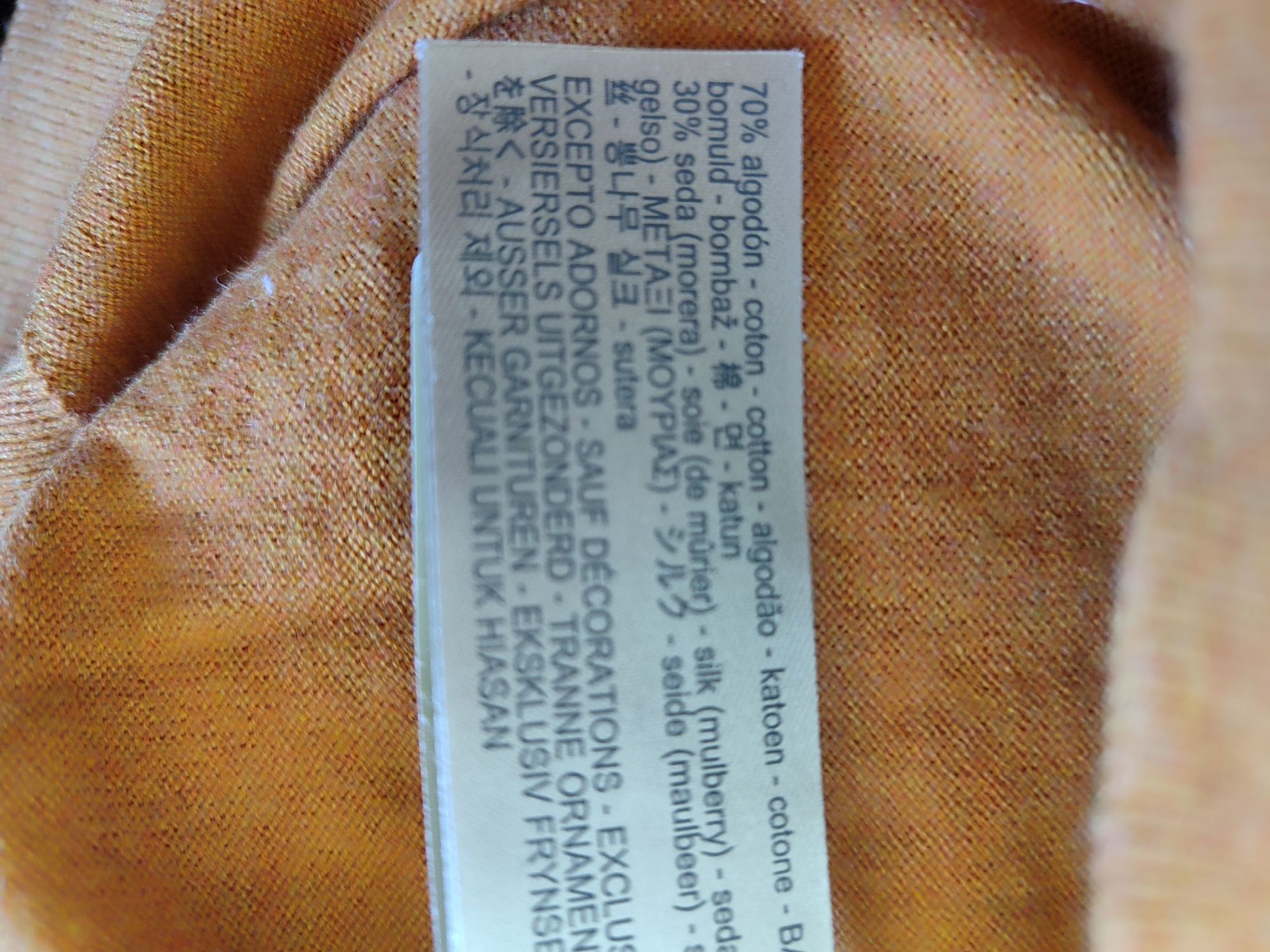 Massimo Dutti 30%Silk 70%Cotton